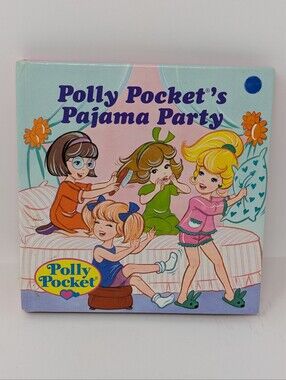 Polly Pocket's Pajama Party Book Rare Vintage 1995